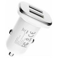 Автомобильное зарядное устройство Borofone BZ12, 2xUSB, 2.4 А, белое 9088801 - фото 16786704