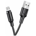Кабель Borofone BX41, microUSB - USB, магнитный, 2.4 А, 1 м, PVC оплётка, чёрный 9088705 - фото 16786780