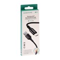 Кабель Borofone BX54, microUSB - USB, 2.4 А, 1 м, нейлоновая оплётка, чёрный 9088726 - фото 16786786