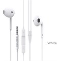 Наушники Borofone BM30, вкладыши, микрофон, Jack 3.5 мм, кабель 1.2 м, белые 9088686 - фото 16787045