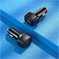 Автомобильное зарядное устройство Borofone BZ14A, PD20W + QC3.0, 3 А, чёрное 9088799 - фото 16787052