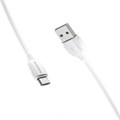 Кабель Borofone BX19, microUSB - USB,  2.4 А, 1 м, белый 9236961 - фото 16787155