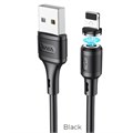 Кабель Hoco X52, Lightning - USB, магнитный разъем, только зарядка, 2.4 А, 1 м, чёрный 7686916 - фото 16787274 Кабель Hoco X52, Lightning - USB, магнитный разъем, только зарядка, 2.4 А, 1 м, чёрный 7686916 - фото 16787274