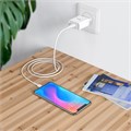 Сетевое зарядное устройство Hoco C81A, USB, 2.1 А, кабель microUSB 1 м, белый 7687039 - фото 16787399