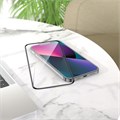 Защитное стекло Hoco G1, для iPhone 13 mini, ПЭТ слой, анти отпечатки, черная рамка 7687078 - фото 16787516