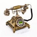 Ретро-телефон "Амес", 18 х 24 х 25 см, позолота 9273109 - фото 16787641