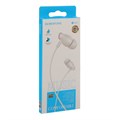 Наушники Borofone BM61 Wanderer, вакуумные, микрофон, Jack 3.5 мм, кабель 1.2 м, белые 9088673 - фото 16788127