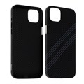 Чехол Hoco для телефона iPhone 14 Plus, кевларовая текстура, чёрно-серый 9285563 - фото 16788874
