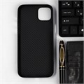 Чехол Hoco для телефона iPhone 14 Plus, кевларовая текстура, чёрно-серый 9285563 - фото 16788875