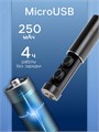 Наушники беспроводные VBT 1.16, TWS, вакуумные, BT5.0, 40/250 мАч, фонарик, чёрные 9285377 - фото 16789702