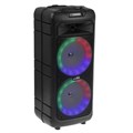 Портативная караоке система В52 Party Box, 40 Вт, FM, AUX, USB, BT, 4500 мАч, подсв., чёрная 9622145 - фото 16789958