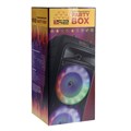 Портативная караоке система В52 Party Box, 40 Вт, FM, AUX, USB, BT, 4500 мАч, подсв., чёрная 9622145 - фото 16789970