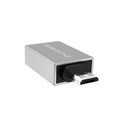 Адаптер Borofone BV2, USB - MicroUSB, серебристый 9088764 - фото 16790192