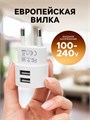 Сетевое зарядное устройство Borofone BA23A, 2xUSB, 2.4 А, белое 9088845 - фото 16790233
