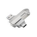 Флешка OTG Hoco UD10 Wise, 32 Гб, USB3.0, USB/Type-C, чт до 120 Мб/с, зап до 30 Мб/с, металл 9326077 - фото 16790309