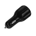 Зарядное устройство Cartage, 12-24 В, 2 USB 3.1 А, черный 9445492 - фото 16790383