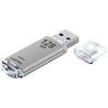 Флешка Smartbuy V-Cut, 128 Гб, USB 3.0, чт до 75 Мб/с, зап до 25 Мб/с, серая 9864197 - фото 16790838