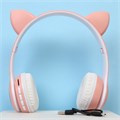 Наушники светящиеся ушки, беспроводные "Единорог", розовые W-01 9532619 - фото 16791808