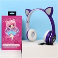 Наушники светящиеся ушки, беспроводные «Аниме»,сиреневые W-02 9532620 - фото 16791815