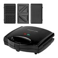 Мультипекарь Galaxy GL 2959, 800 Вт, сэндвич, гриль, венские, антипригарное покрытие, чёрный 9951044 - фото 16791862