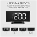 Часы - будильник электронные настольные с термометром, календарем, 17 х 9.5 см, 3ААА, USB 9742335 - фото 16792038