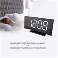 Часы - будильник электронные настольные с термометром, календарем, 17 х 9.5 см, 3ААА, USB 9742335 - фото 16792040