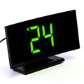Часы - будильник электронные настольные: термометр, календарь, 17 х 9.5 см, 3ААА, USB 9742337 - фото 16792054