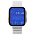 Смарт-часы, 180 мАч, IPS, 240x282, Android 5.0+, iOS 10+, ремешок силикон, белые 9868318 - фото 16792280