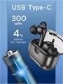 Наушники Hoco EW22 TWS, беспроводные, вакуумные, BT5.3, 30/300 мАч, микрофон, черные 9603949 - фото 16792574