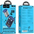 Внешний аккумулятор Hoco J105, 10000 мАч, 3 А, 2USB/Type-C/Lightning/MicroUSB, синий 9603916 - фото 16792649