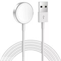 Беспроводное зарядное устройство Hoco CW39, MagSafe, магнит, USB, 1 А, 1,2 м , белое 9603925 - фото 16792660