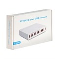 Зарядная станция WLX-X6, 12 USB, 150 W, белая 10070466 - фото 16794080