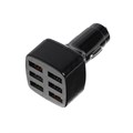 Зарядное устройство, 6 USB 3,1 А, черный, с подсветкой 10150875 - фото 16794458