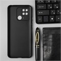 Чехол BoraSCO матовый для Xiaomi Redmi 10C, черный 10328186 - фото 16794881