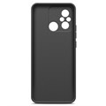 Чехол BoraSCO матоваый для Xiaomi Redmi 12C, черный 10328188 - фото 16794889