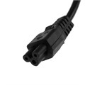 Кабель питания Luazon KDGN-006, Schuko - C5, 10 А, 1  м, 3-х жильный, чёрный 9918985 - фото 16795399