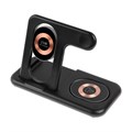 Беспроводное зарядное устройство 3 в 1 Y36, 15 W, складная, подсветка, USB, Type-C, чёрная 9940221 - фото 16795460
