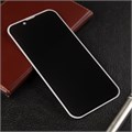 Защитное стекло для iPhone 13 mini, антишпион, 9H, 0.33 мм, чёрная рамка 9940515 - фото 16795519
