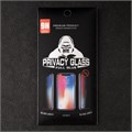 Защитное стекло для iPhone 13 Pro Max/14 Plus, антишпион, 9H, 0.33 мм, чёрная рамка 9940517 - фото 16795525