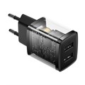 Сетевое зарядное устройство Baseus, 2USB, 2.1 А, 10.5W, чёрное 9495799 - фото 16795597