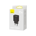 Сетевое зарядное устройство Baseus, 2USB, 2.1 А, 10.5W, чёрное 9495799 - фото 16795601
