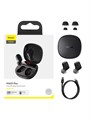 Наушники беспроводные Baseus WM01 Plus, TWS, вакуумные, BT5.0, 40/800 мАч, микрофон, чёрные 9629305 - фото 16795648