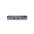Адаптер-разветвитель (HUB) Baseus UCN3266, Type-C - 2xUSB3.0 + HDMI + PD + TF/SD, серый 9900659 - фото 16795717