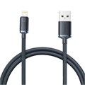 Кабель Baseus, Lightning - USB, 2.4 А, 1.2 м, черный 9900702 - фото 16795816