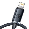 Кабель Baseus, Lightning - USB, 2.4 А, 1.2 м, черный 9900702 - фото 16795818