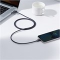 Кабель Baseus, Lightning - USB, 2.4 А, 1.2 м, черный 9900702 - фото 16795821