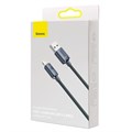 Кабель Baseus, Lightning - USB, 2.4 А, 1.2 м, черный 9900702 - фото 16795823