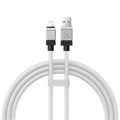 Кабель Baseus, Lightning - USB, 2.4 А, 2 м, белый 9900703 - фото 16795825