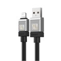 Кабель Baseus, Lightning - USB, 2.4 А, 2 м, чёрный 9900704 - фото 16795837