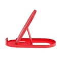 Подставка для телефона Luazon, складная, овальная, регулируемая высота, красная 9940641 - фото 16796715